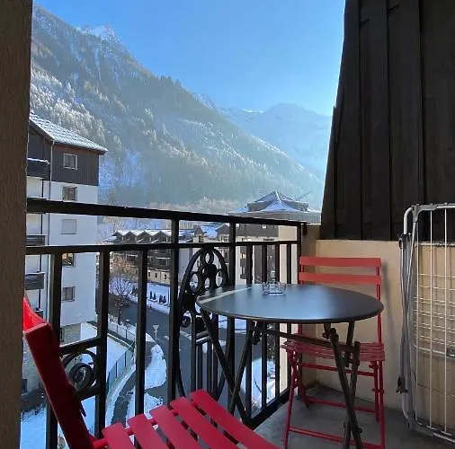شقة Chamois De Chamonix, Confortable 2 Pieces, Balcon, Parking Gratuit