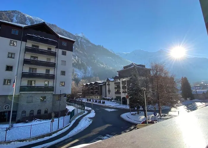 Chamois De Chamonix, Confortable 2 Pieces, Balcon, Parking Gratuit شقة *
